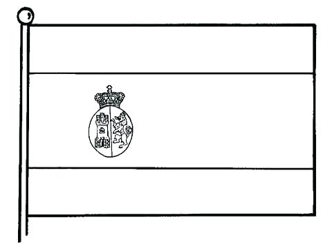Plansa de colorat cu Spania 1 1